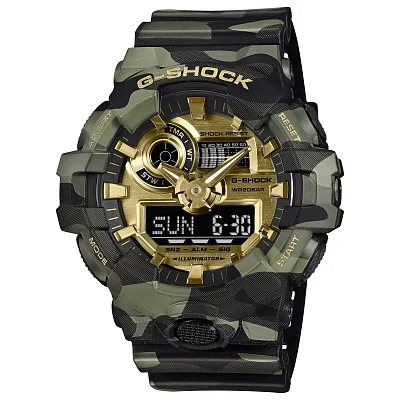 Casio G-Shock Analog-Digital Bold Camo GA-700CMG-3AER