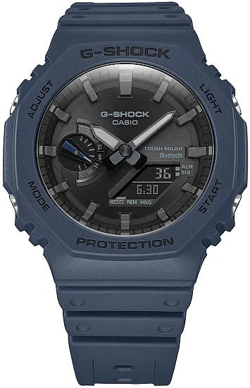 Casio G-Shock Analog-Digital Carbon Core Bluetooth Solar Blue GA-B2100-2AER