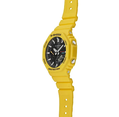 Casio G-Shock Analog-Digital Carbon Core Bluetooth Solar Yellow GA-B2100C-9AER