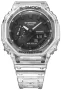  Zdjęcie 2 Casio G-Shock Analog-Digital Carbon Core Guard Semi-Transparent Skeleton GA-2100SKE-7AER