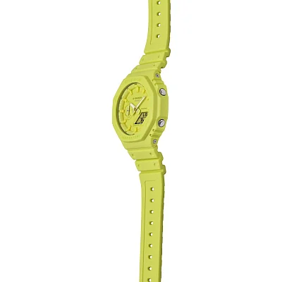 Casio G-Shock Analog-Digital Carbon Core Guard Lemon GA-2100-9A9ER