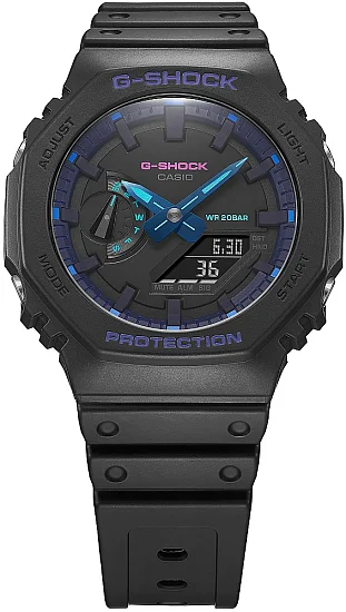 Casio G-Shock Analog-Digital Carbon Core Guard Virtual Blue GA-2100VB-1AER