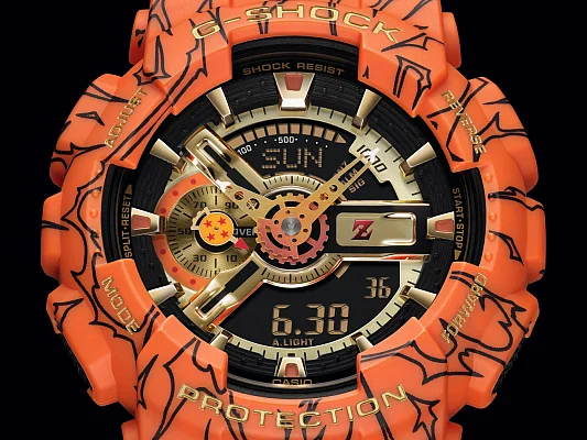 Casio G-Shock Analog-Digital Dragon Ball Limited Edition GA-110JDB-1A4ER