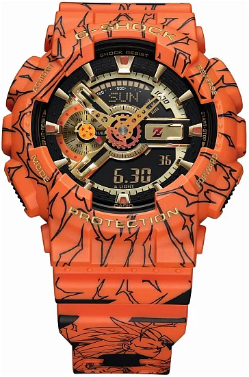 Casio G-Shock Analog-Digital Dragon Ball Limited Edition GA-110JDB-1A4ER