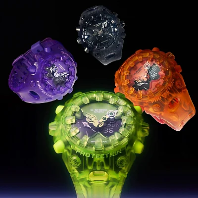 Casio G-Shock Analog-Digital Semi-Transparent Skeleton Limited Edition GA-V01SKE-4AER