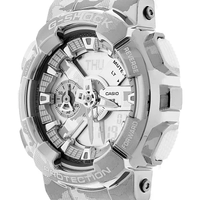 Casio G-Shock Analog-Digital Steel Metal-Covered Skeleton Camouflage GM-110SCM-1AER