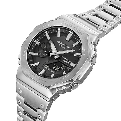 Casio G-Shock Analog-Digital in Steel Bluetooth Solar GM-B2100SD-1AER