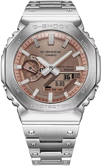 Casio G-Shock Analog-Digital in Steel Bluetooth Solar GM-B2100AD-5AER