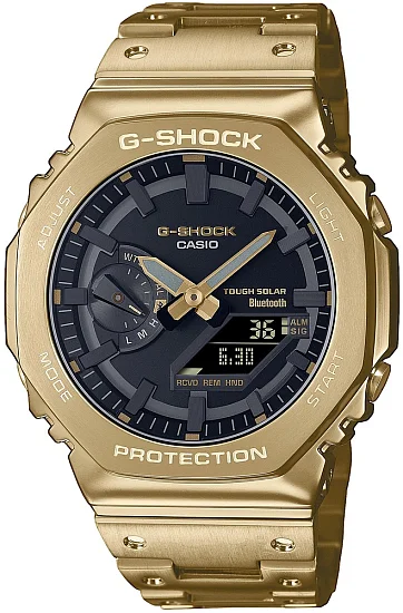 Casio G-Shock Analog-Digital in Steel Bluetooth Solar Yellow Gold GM-B2100GD-9AER