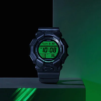 Casio G-Shock Digital Black and Electro Green Edition GD-010BEG-1ER