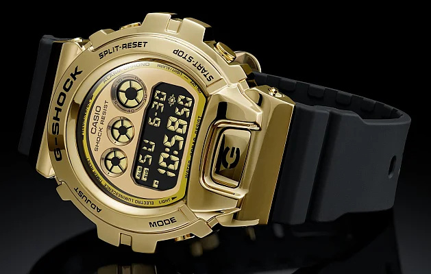 Casio G-Shock Digital 6900 in Steel Gold GM-6900G-9ER