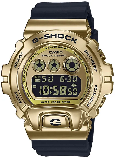 Casio G-Shock Digital 6900 in Steel Gold GM-6900G-9ER
