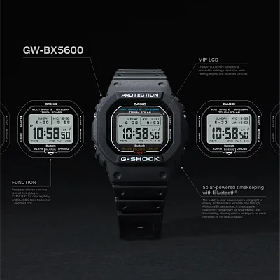 Casio G-Shock Digital Bluetooth Solar MIP GW-BX5600-1ER