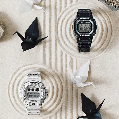 Casio G-Shock Digital Black Origami Style DW-5600RGM-1ER