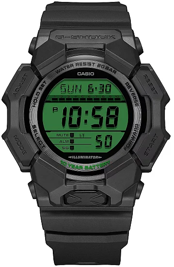 Casio G-Shock Digital Black and Electro Green Edition GD-010BEG-1ER