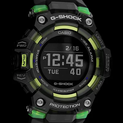 Casio G-Shock Digital Bluetooth Smartphone Link Steptracker GBD-100SM-1ER