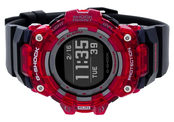 Casio G-Shock Digital Bluetooth Smartphone Link Steptracker GBD-100SM-4A1ER