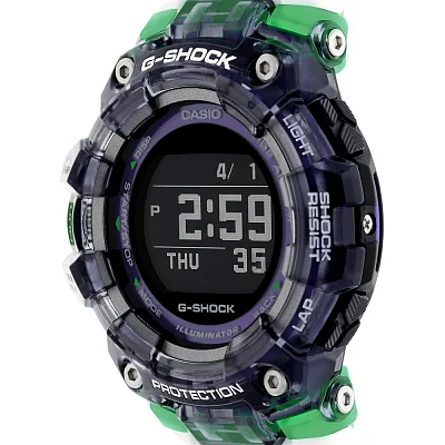 Casio G-Shock Digital Bluetooth Smartphone Link Steptracker GBD-100SM-1A7ER