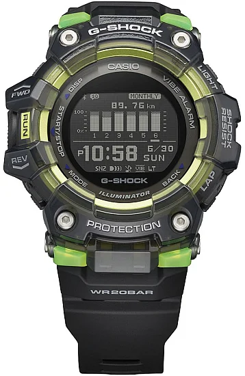 Casio G-Shock Digital Bluetooth Smartphone Link Steptracker GBD-100SM-1ER