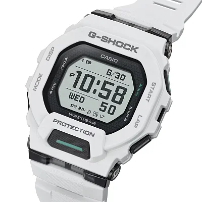 Casio G-Shock Digital Bluetooth Smartphone Link Steptracker Black GBD-200-7ER