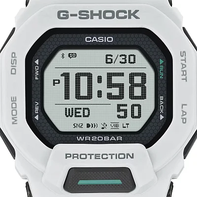 Casio G-Shock Digital Bluetooth Smartphone Link Steptracker Black GBD-200-7ER