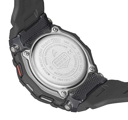 Casio G-Shock Digital Bluetooth Smartphone Link Steptracker Black GBD-200-1ER