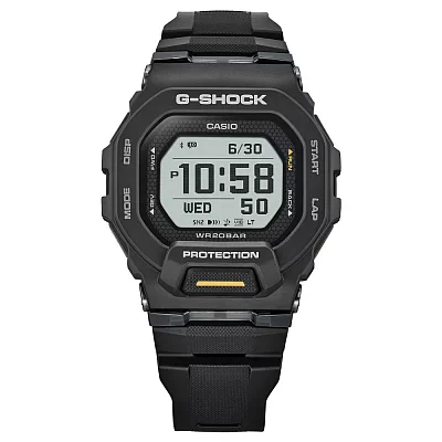 Casio G-Shock Digital Bluetooth Smartphone Link Steptracker Black GBD-200-1A1ER
