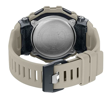 Casio G-Shock Digital Bluetooth Smartphone Link Steptracker Utility Light-Grey GBD-200UU-9ER