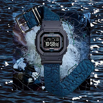 Casio G-Shock Digital Bluetooth Solar MIP Recycled Cloth Band GW-BX5600CBG-2ER
