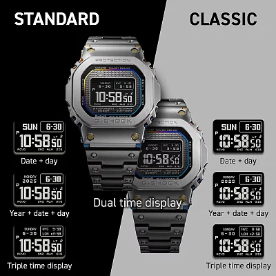 Casio G-Shock Digital Bluetooth Solar MIP Rainbow IP Premium Edition GMW-BZ5000RC-1ER