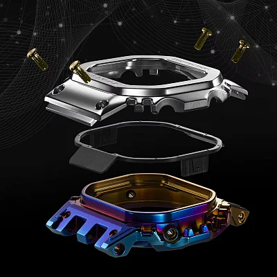 Casio G-Shock Digital Bluetooth Solar MIP Rainbow IP Premium Edition GMW-BZ5000RC-1ER