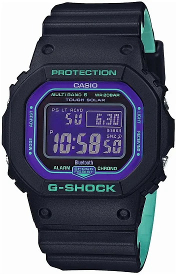 Casio G-Shock Digital Solar Bluetooth Smartphone Link GW-B5600BL-1ER