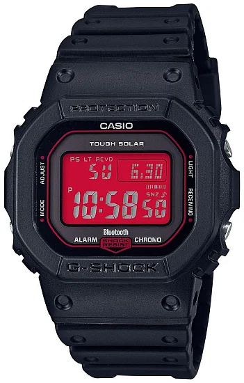 Casio G-Shock Digital Solar Bluetooth Smartphone Link AR Adrenaline Red GW-B5600AR-1ER