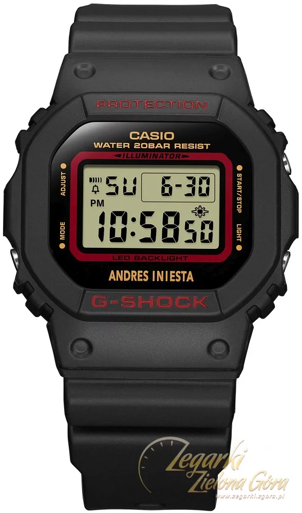 Orologio Casio G-Shock DW-5600AI-1ER Andrés Iniesta uomo 43 mm - 2b Gioielli