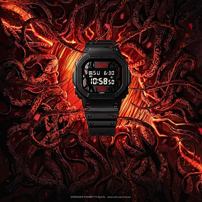 Casio G-Shock Digital x Stranger Things DW-5600STT-1ER