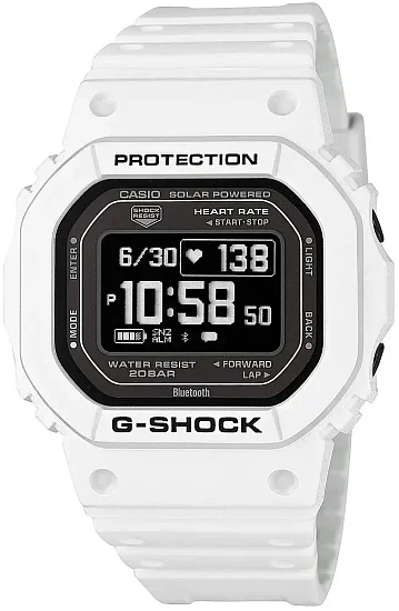 Casio G-Shock Fitness Watch G-SQUAD Digital HR Bluetooth Steptracker Solar DW-H5600-7ER