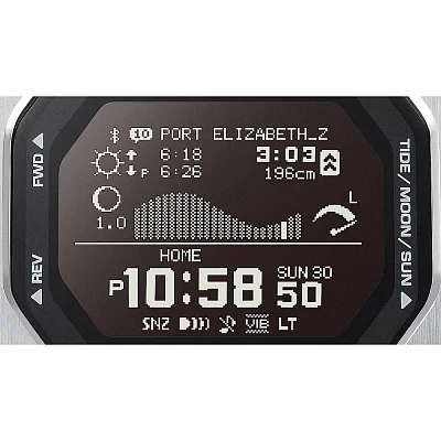 Casio G-Shock G-Lide Digital Steptracker Bluetooth Smartphone Link GBX-100S-2ER
