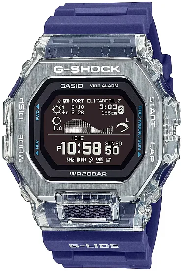 Casio G-Shock G-Lide Digital Steptracker Bluetooth Smartphone Link GBX-100S-2ER