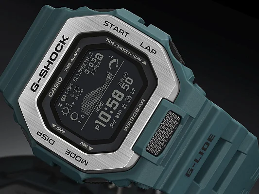 Casio G-Shock G-Lide Digital Steptracker Bluetooth Smartphone Link GBX-100-2ER