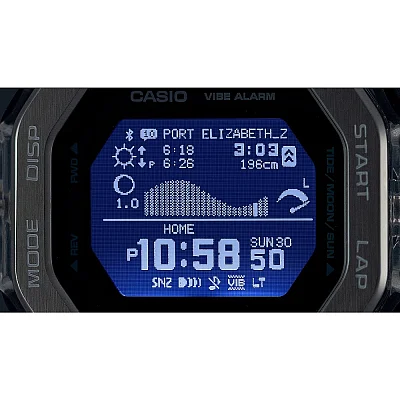 Casio G-Shock G-Lide Digital Steptracker Bluetooth Smartphone Link GBX-100S-2ER