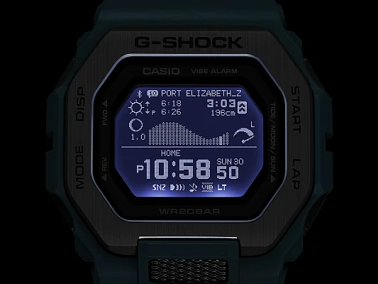Casio G-Shock G-Lide Digital Steptracker Bluetooth Smartphone Link GBX-100-2ER