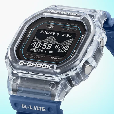 Casio G-Shock G-Lide GBX-H5600 Series Digital Steptracker Bluetooth Smartphone Link MIP GBX-H5600-2ER
