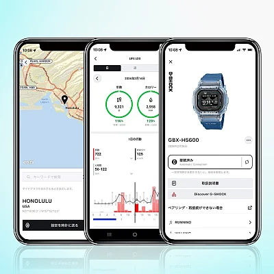 Casio G-Shock G-Lide GBX-H5600 Series Digital Steptracker Bluetooth Smartphone Link MIP GBX-H5600-1ER