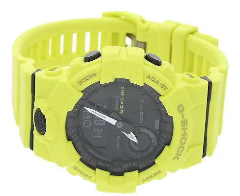 Casio G-Shock G-Squad Analog-Digital Bluetooth Steptracker Lime GBA-800-9AER