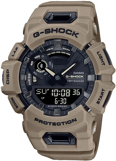 Casio G-Shock G-Squad Analog-Digital Bluetooth Steptracker Utility Sand GBA-900UU-5AER