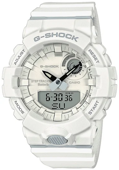 Casio G-Shock G-Squad Analog-Digital Bluetooth Steptracker White GBA-800-7AER