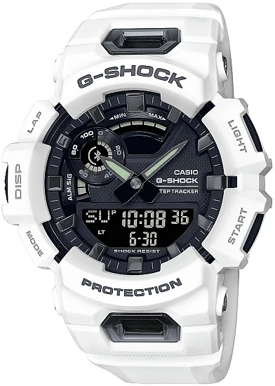 Casio G-Shock G-Squad Analog-Digital Bluetooth Steptracker White GBA-900-7AER