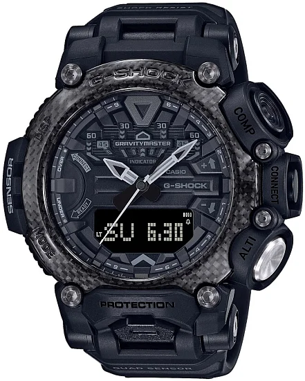 Casio G-Shock GravityMaster Bluetooth Blackout Special Edition GR-B200-1BER