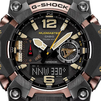 Casio G-Shock Mudmaster Carbon Triple Sensor Red GWG-B1000-1A4ER