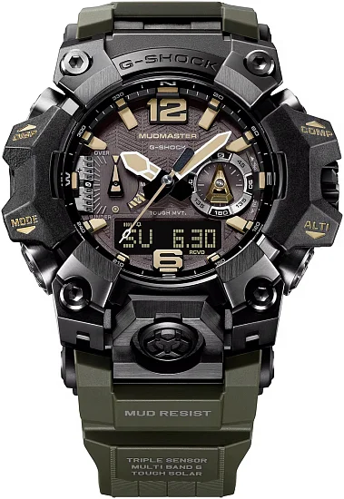 Casio G-Shock Mudmaster Carbon Triple Sensor Classic Green GWG-B1000-1A3ER